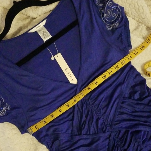 Lovely royal blue dress with sparkly details! - Picture 7 of 8